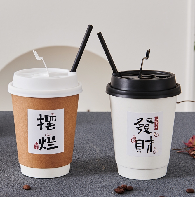 山西双层奶茶杯定做