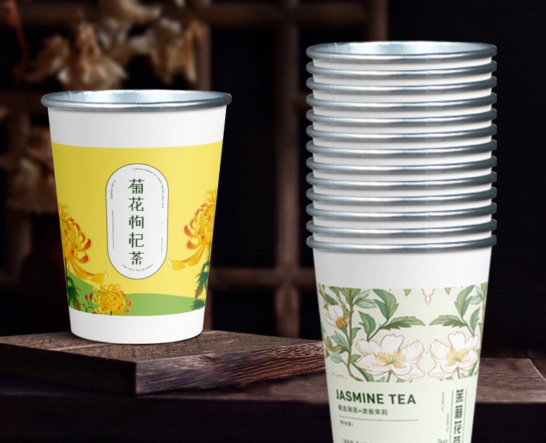 山西底部带茶叶纸杯定做